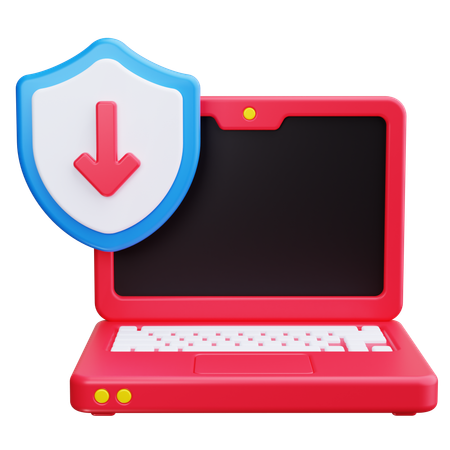 Cyber-attaque  3D Icon