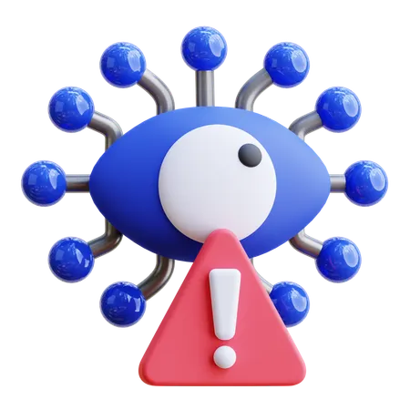 Cyber-Eye-Fehler  3D Icon