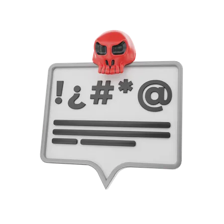 Cyber-Bedrohung  3D Icon