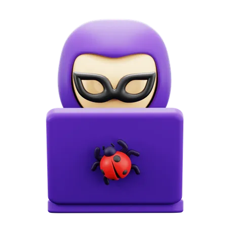 Cyber Bug  3D Icon