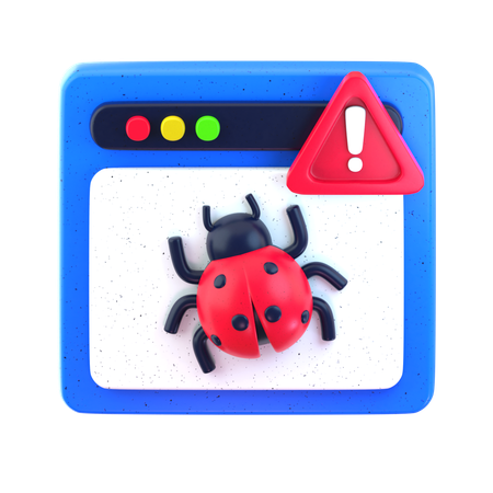 Cyber Bug  3D Icon