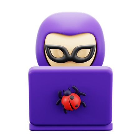 Cyber Bug  3D Icon