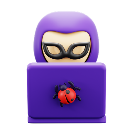 Cyber-bug  3D Icon