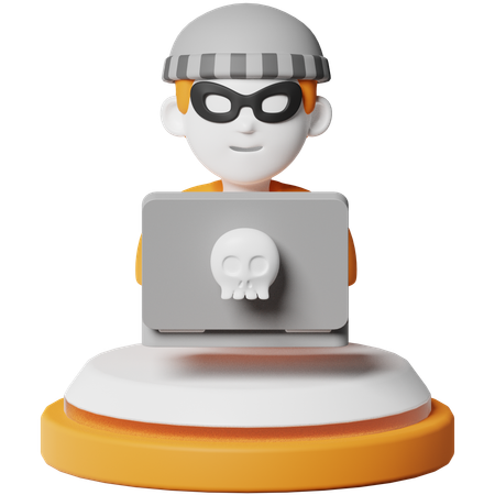 Cybercriminalité  3D Icon