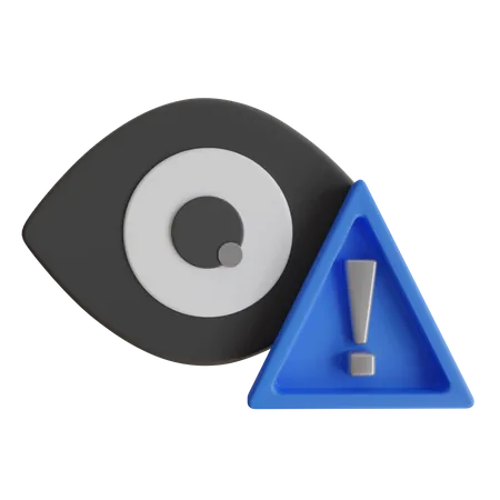 Cyber Eye Error  3D Icon