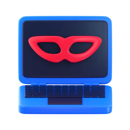 Cyber Hacker  3D Icon