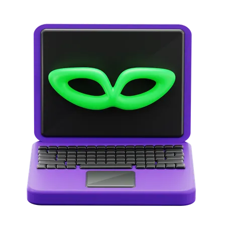 Cyber Hacker  3D Icon