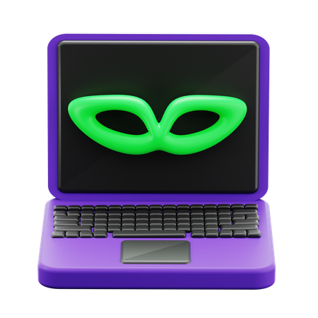 Cyber Hacker  3D Icon