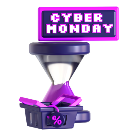 Date limite du cyber lundi  3D Icon