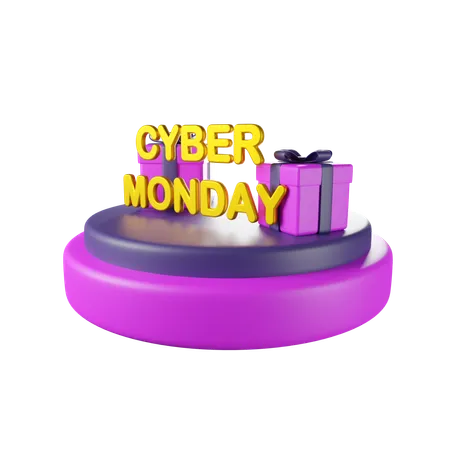 Podium du cyber lundi  3D Icon