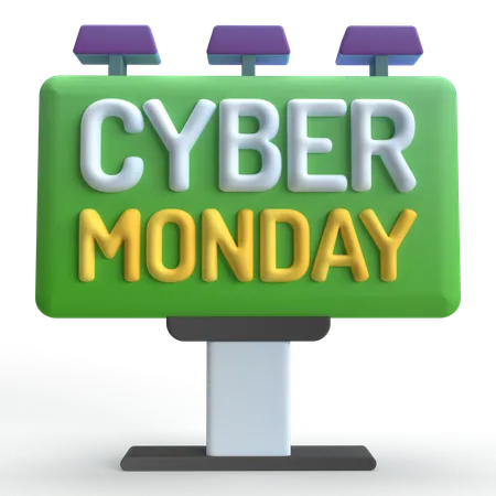 Cyber Monday  3D Icon