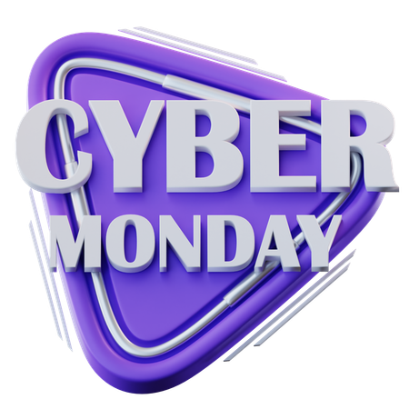 Cyber Monday  3D Icon