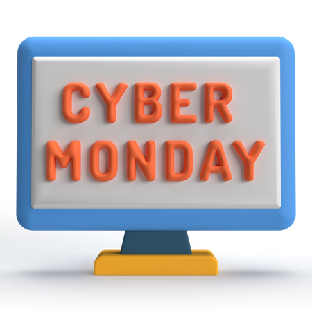 Cyber Monday  3D Icon