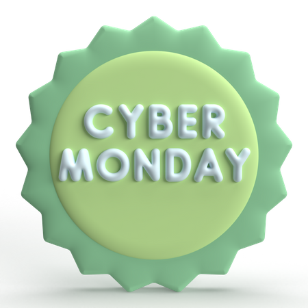 Cyber Monday  3D Icon