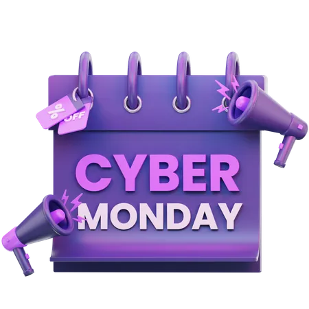 Cyber Monday  3D Icon