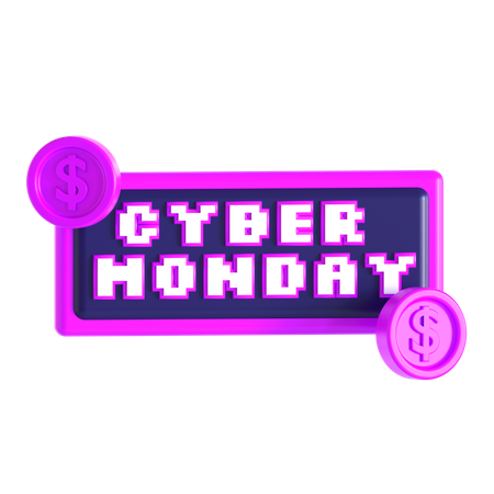 Cyber Monday Angebot  3D Icon