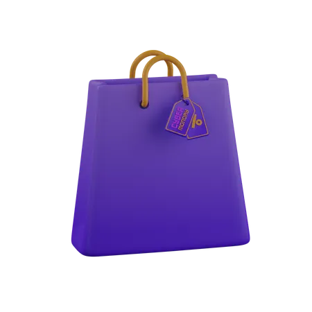 Cyber Monday Bag  3D Icon