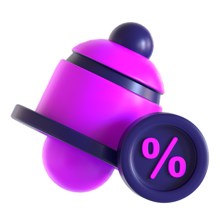 Cyber Monday-Benachrichtigung  3D Icon