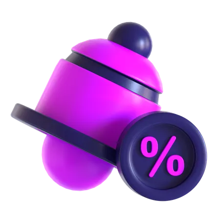 Cyber Monday-Benachrichtigung  3D Icon