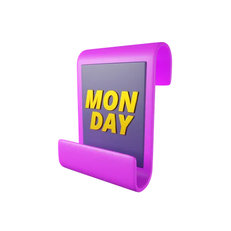 Cyber Monday Bill  3D Icon