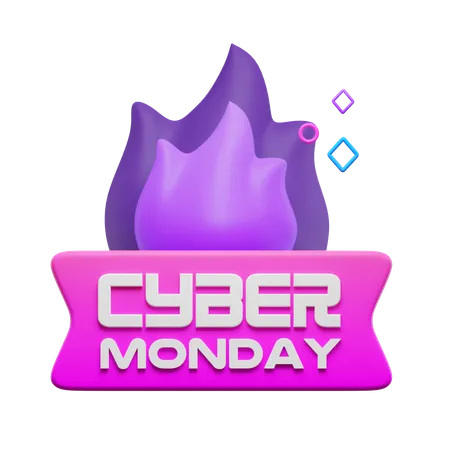 Cyber Monday 3 D Illustrations 3D Icon