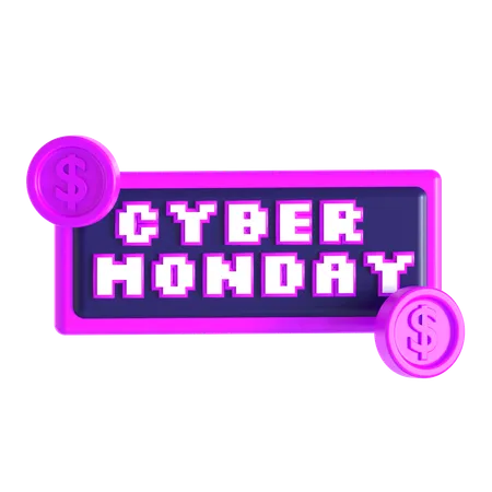 Cyber Monday Offer  3D Icon