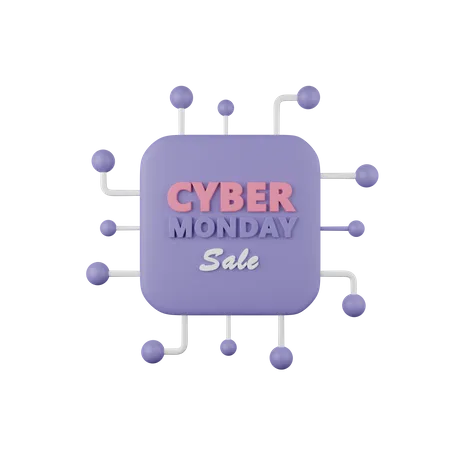 Cyber Monday Rabatt  3D Icon