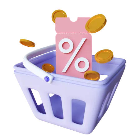 Cyber Monday shopping  3D Icon