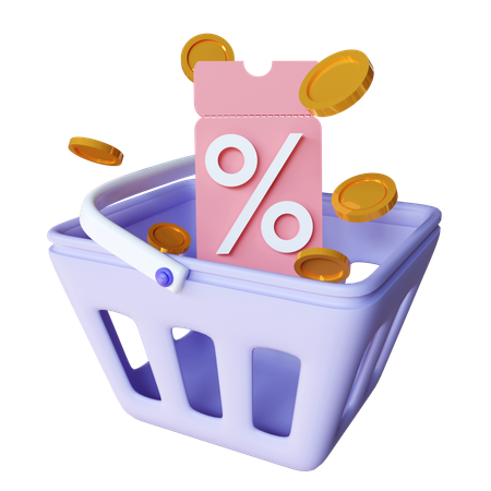 Cyber Monday shopping  3D Icon