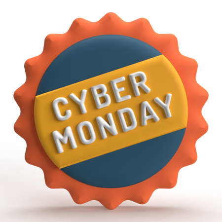 Cyber Monday Sticker  3D Icon
