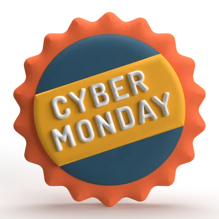 Cyber Monday Sticker  3D Icon