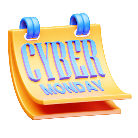 Cyber Montag  3D Icon