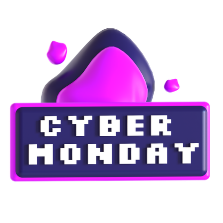 Cyber Monday Feuer  3D Icon