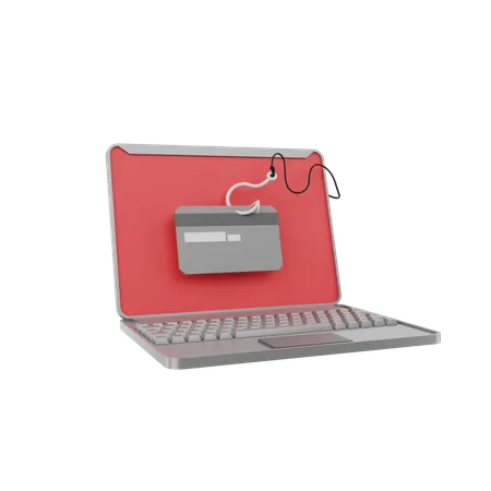 Cyber Phishing  3D Icon