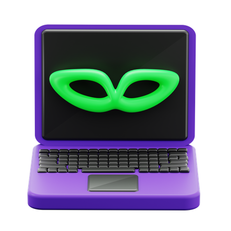 Cyber pirate informatique  3D Icon