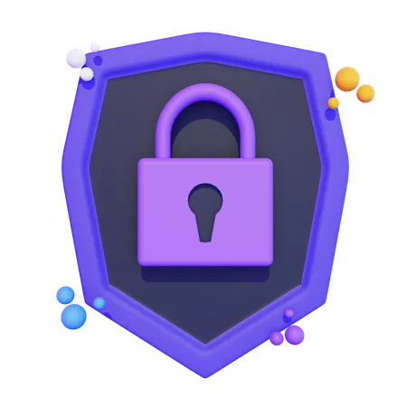 La cyber-sécurité  3D Icon