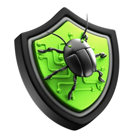 La cyber-sécurité  3D Icon