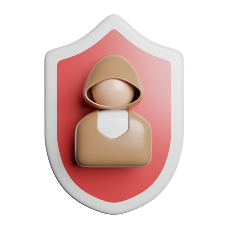 La cyber-sécurité  3D Icon