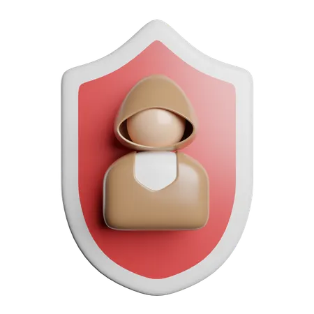 La cyber-sécurité  3D Icon