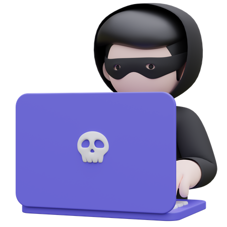 Piratage de cybersécurité  3D Icon