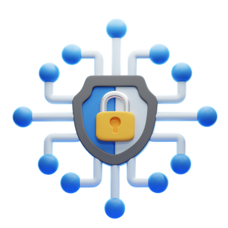 Cyber Security  3D Icon