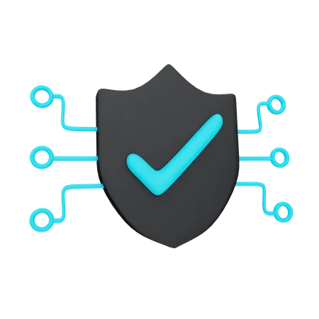 Cyber Security 2  3D Icon