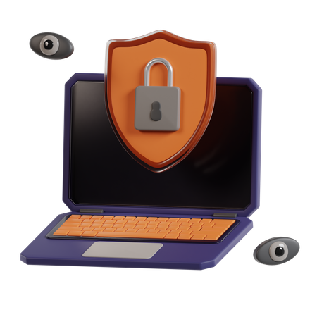 Cyber Security  3D Icon