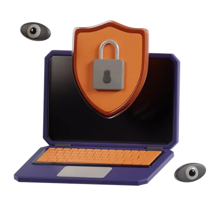 Cyber Security  3D Icon