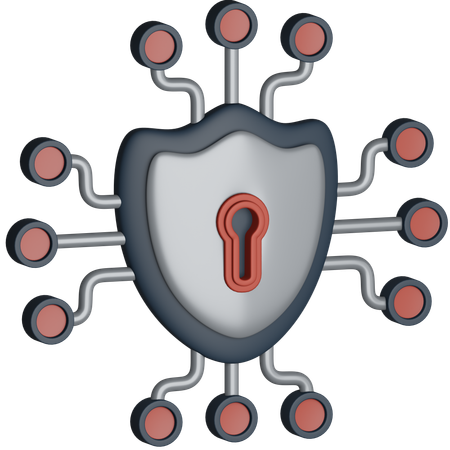 Cyber Security  3D Icon