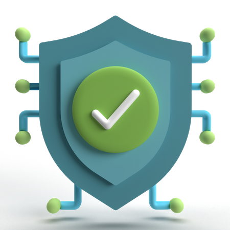 Cyber Security  3D Icon