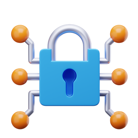 Cyber Security  3D Icon