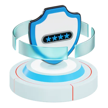 Cyber Security  3D Icon