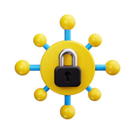 Cyber Security  3D Icon