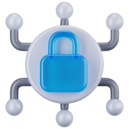 Cyber Security  3D Icon